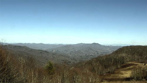 view of mountains
